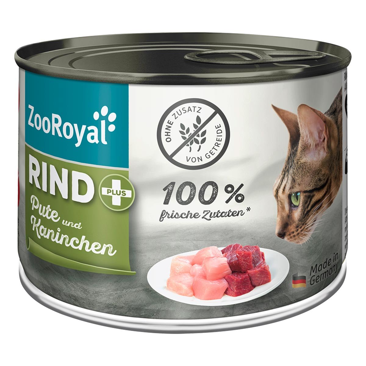 ZooRoyal Rind + Pute und Kaninchen 6x200g