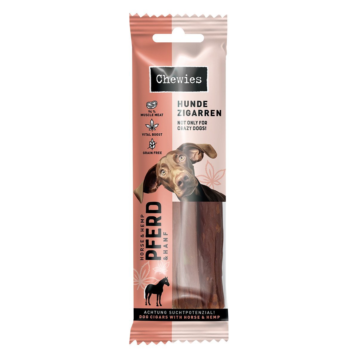 Chewies Hundezigarren Pferd und Hanf 75g