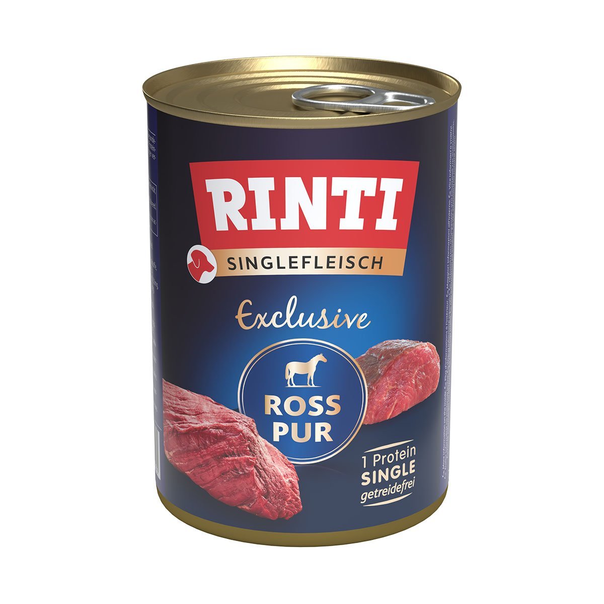 Rinti Singlefleisch Exclusive Ross pur 24x400g