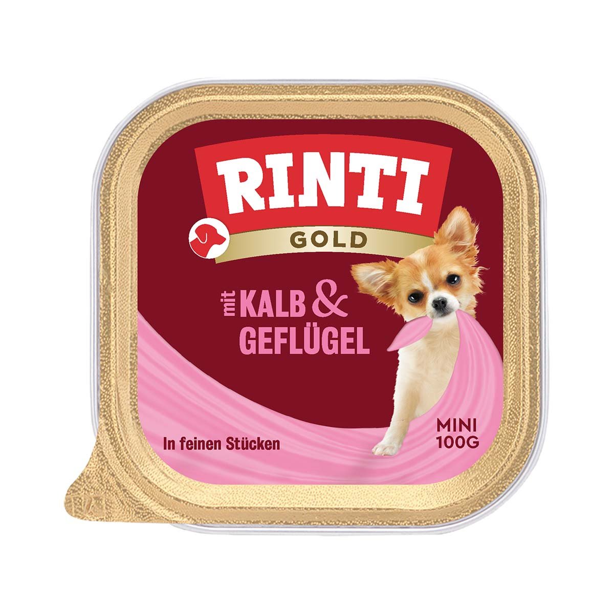 Rinti Gold Mini Kalb und Geflügel 16x100g
