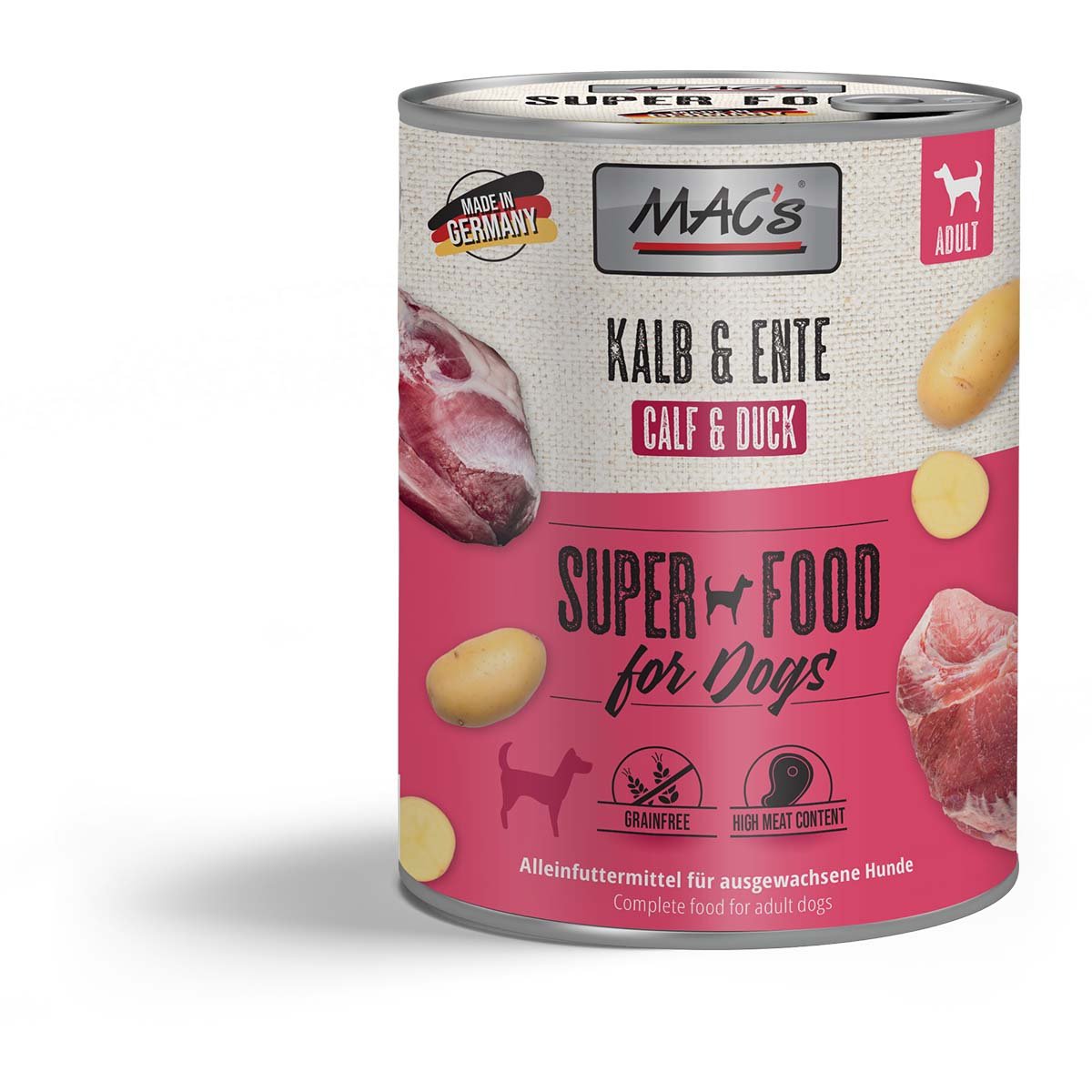 MAC's Dog Kalb und Ente 24x800g