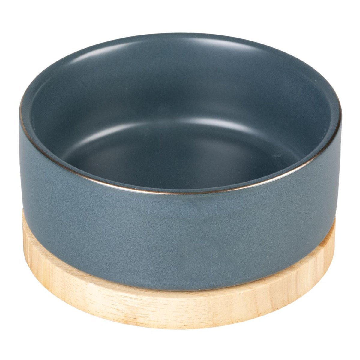 Duvoplus Futternapf Stone Timber 450ml blau