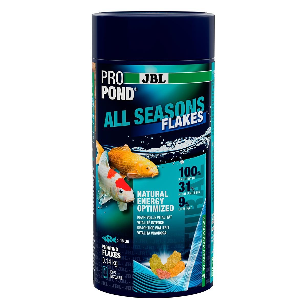JBL ProPond All Seasons Flakes Ganzjahresfutter 140g