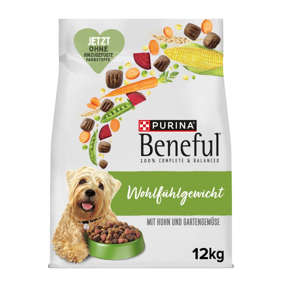 PURINA BENEFUL Wohlfühlgewicht, Huhn und Gemüse 12 kg