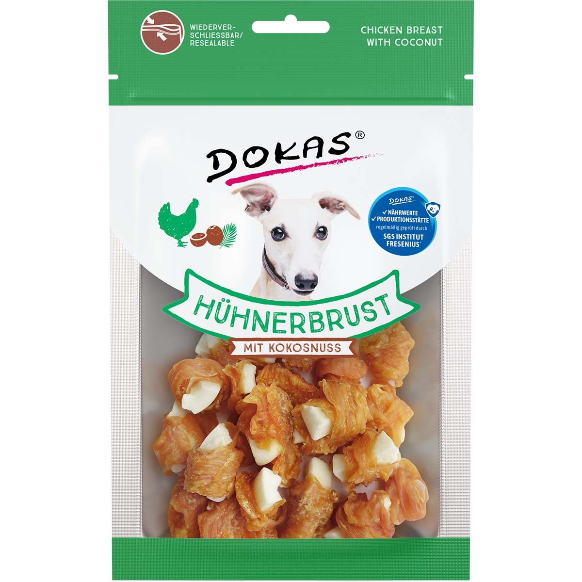 Dokas Hühnerbrust mit Kokosnuss 3x60g
