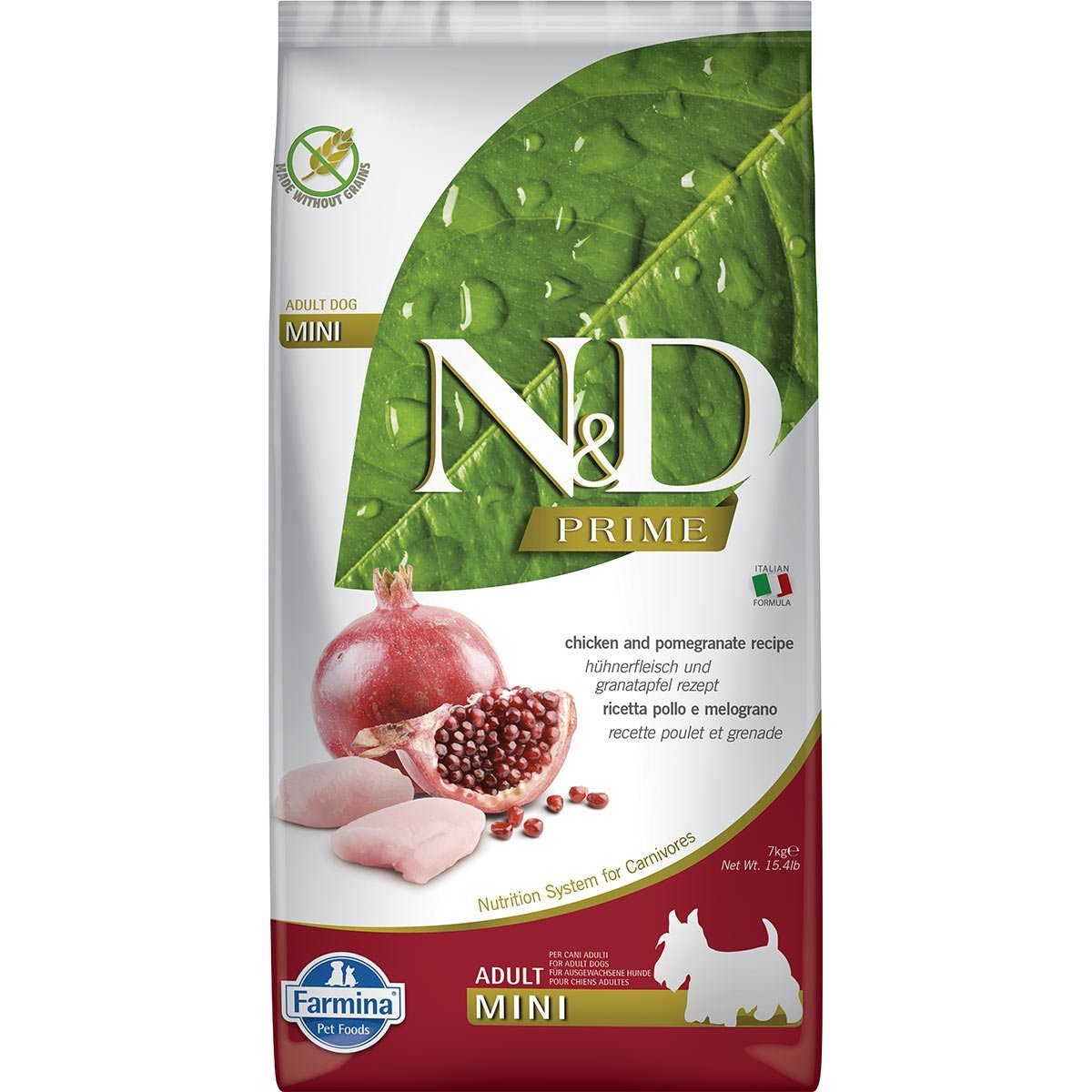 Farmina NundD Prime Dog Huhn Adult Mini 2x7kg
