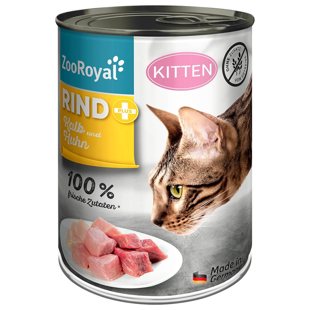 ZooRoyal Kitten Rind + Kalb und Huhn 6x400g