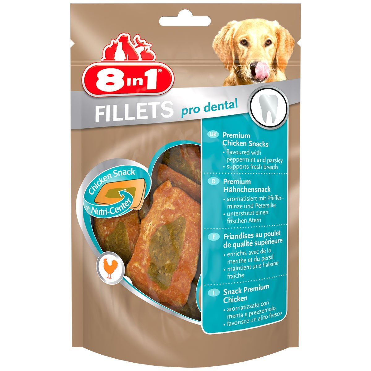 8in1 Fillets Pro - pro breath Größe S 80 g