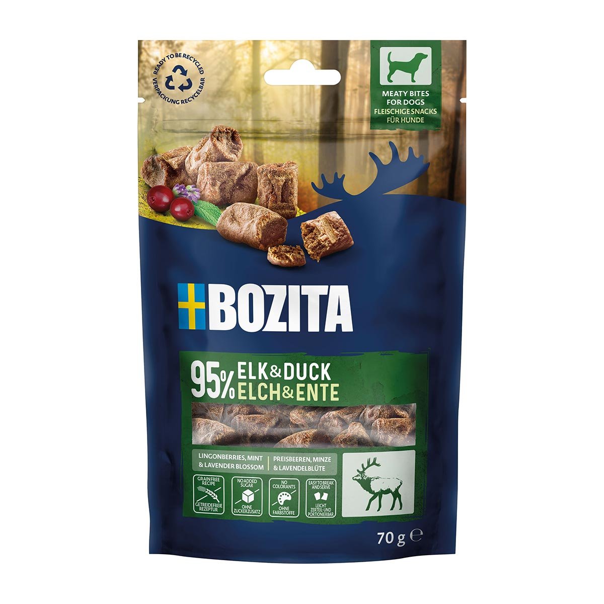 Bozita Meaty Bites Elch und Ente 70 g