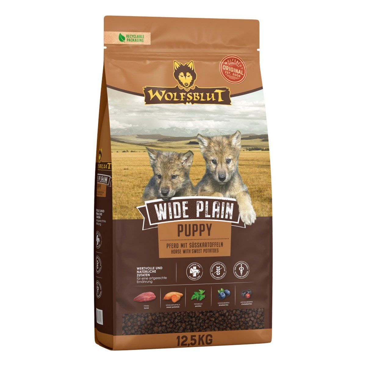 Wolfsblut Wide Plain Puppy 2x12,5kg