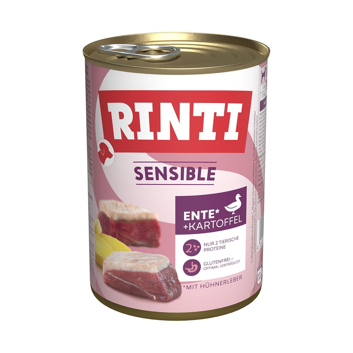 Rinti Sensible Ente und Huhn und Kartoffel 24x400g