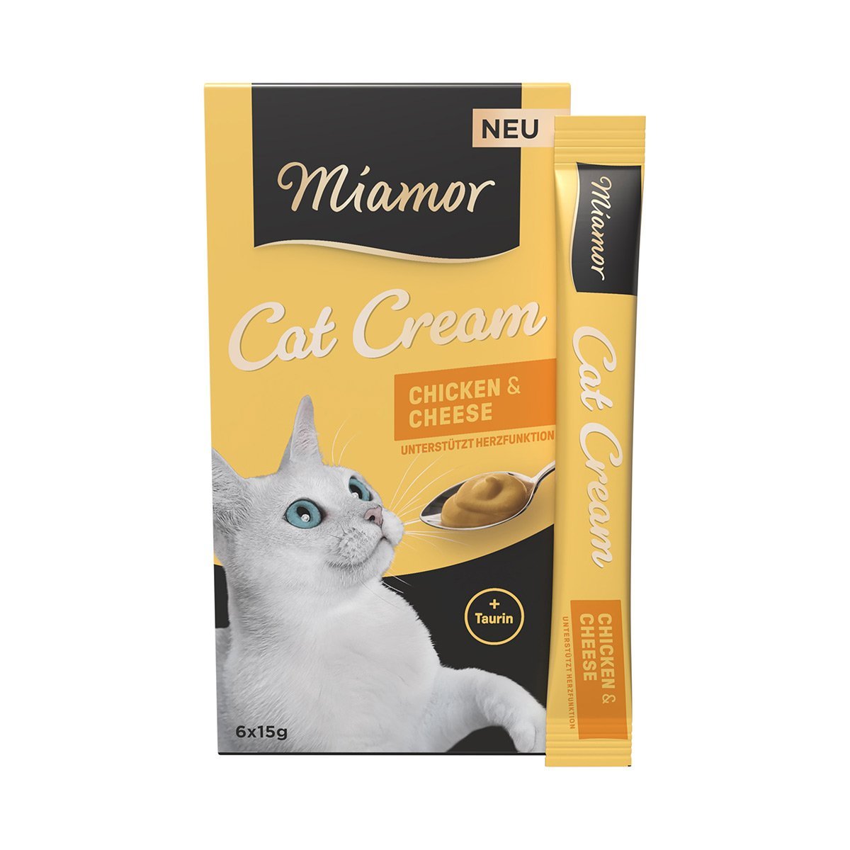 Miamor Cat Cream Chicken und Cheese 24x 15g