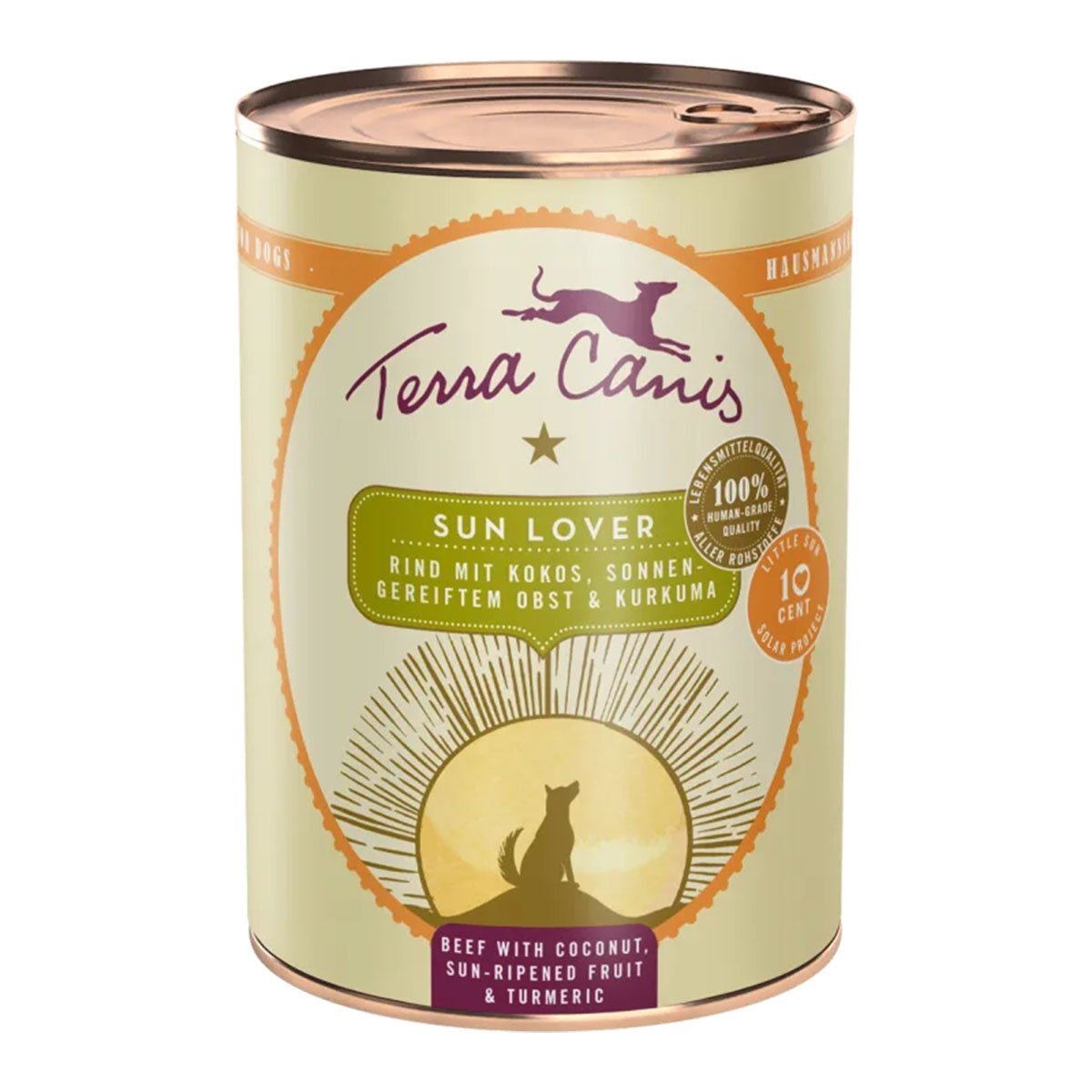 Terra Canis Sun Lover Rind sonnengereift Obst 12x400g