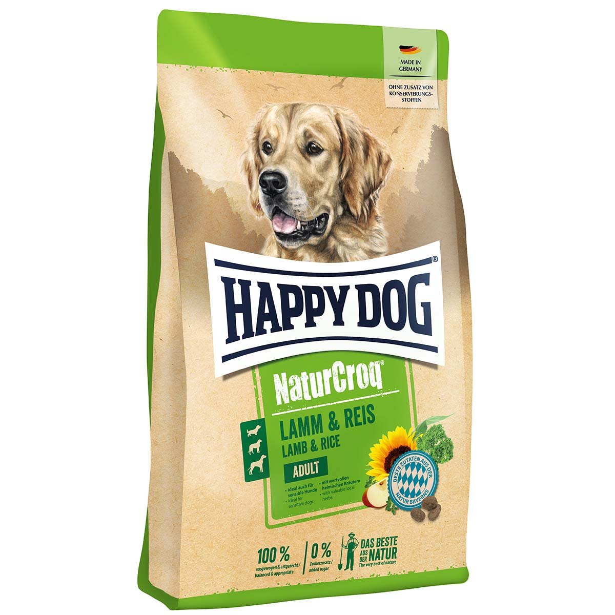 Happy Dog NaturCroq Lamm und Reis 15kg