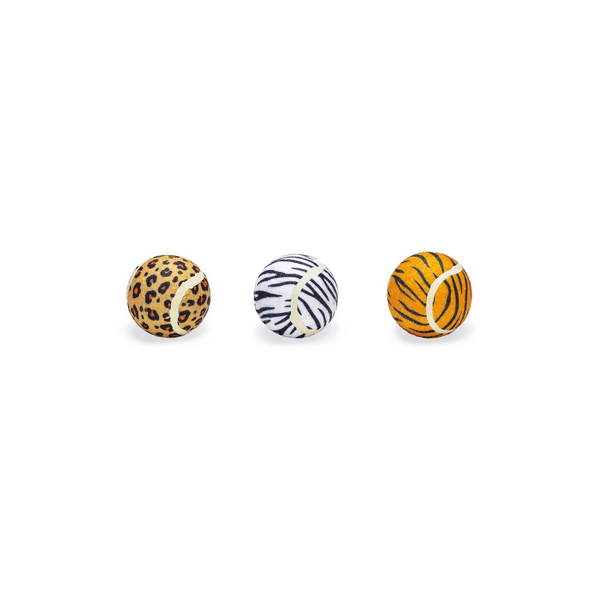 Beeztees Dschungel Tennisbälle 6,5 cm 3 Stück
