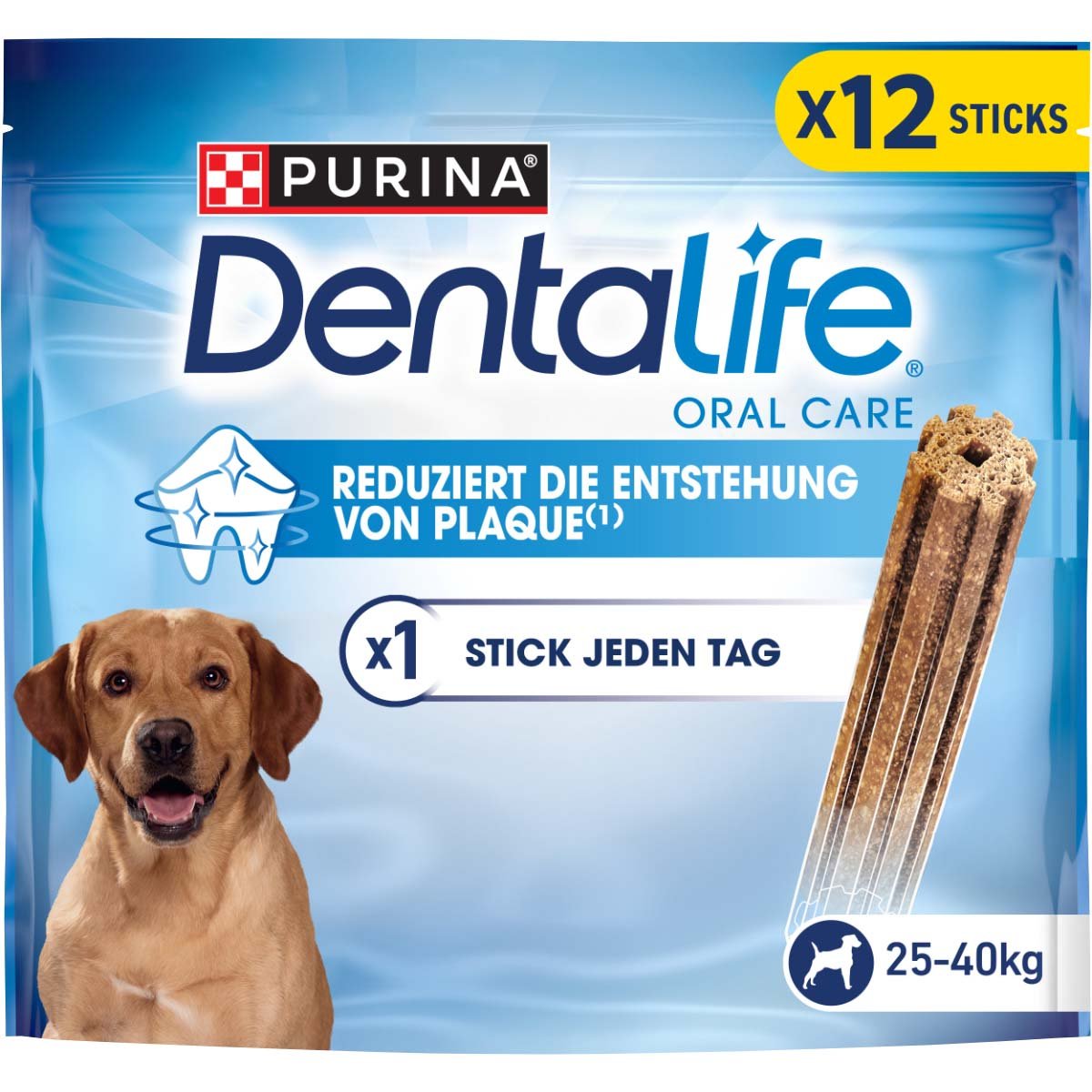 Purina DentaLife Tägliche Zahnpflege-Snacks für große Hunde Maxipack 5x426g