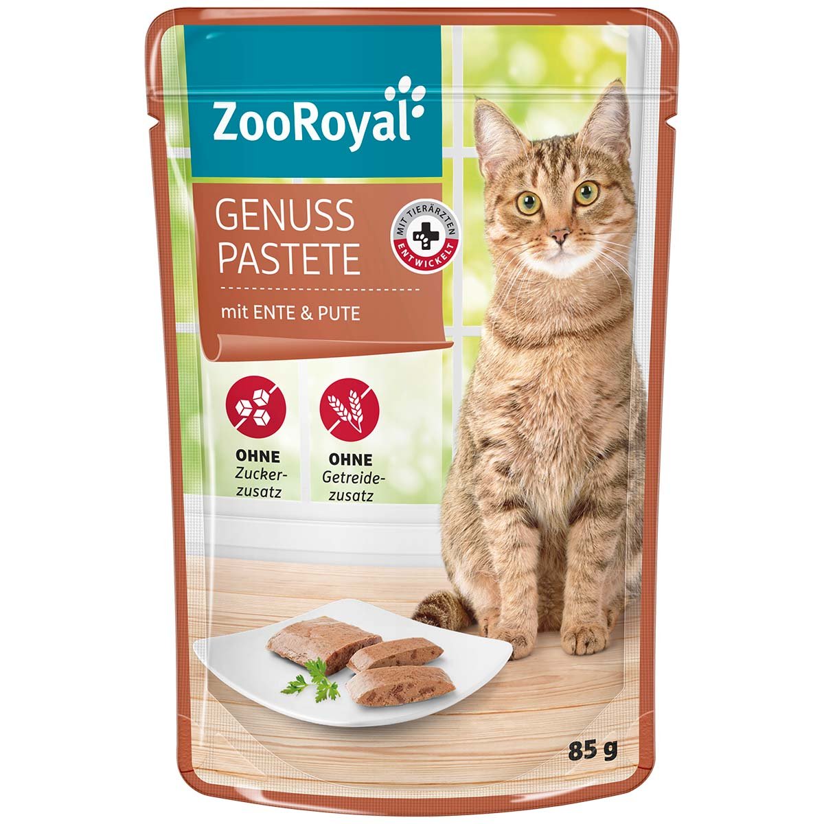 ZooRoyal Genuss Pastete Ente und Pute 24x85g