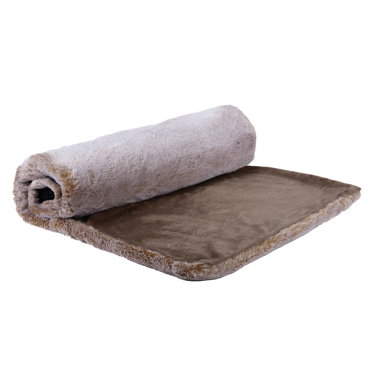 Petlando Kuscheldecke Alaska braun S - 75 x 55 cm