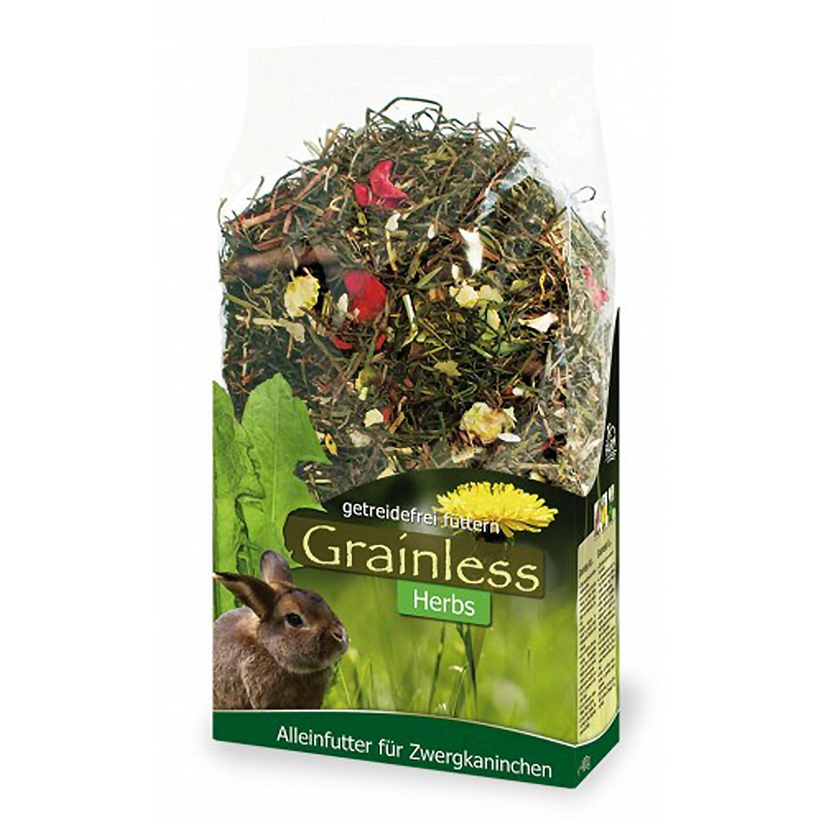 JR Farm Kaninchenfutter Grainless Herbs Zwergkaninchen 950g