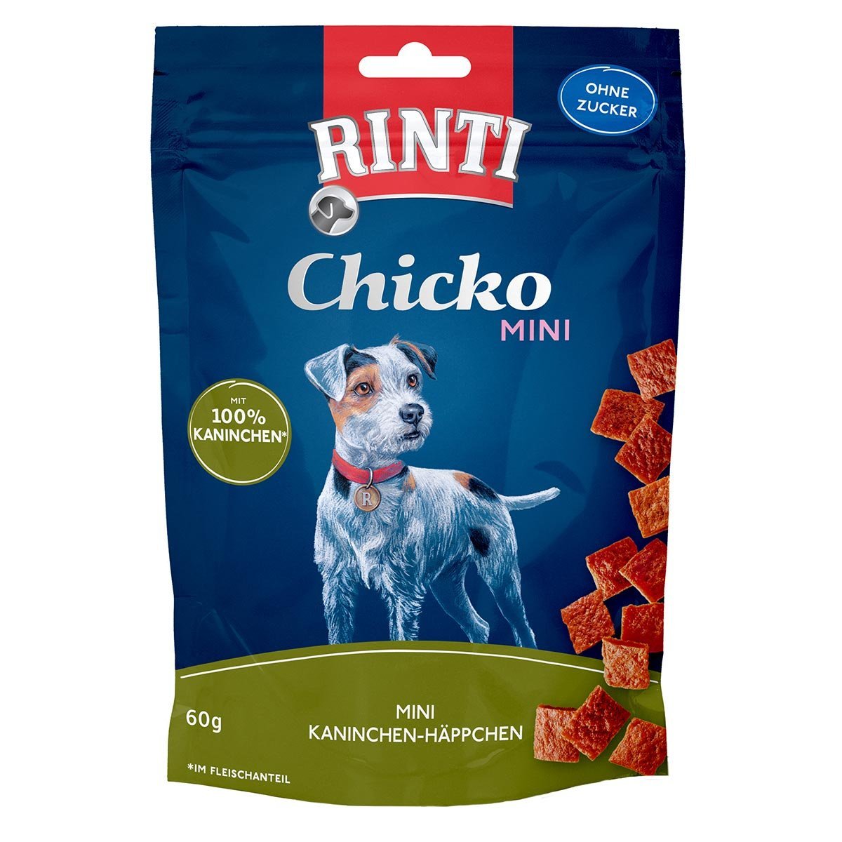 RINTI Chicko's Mini Kaninchen-Häppchen 60 g