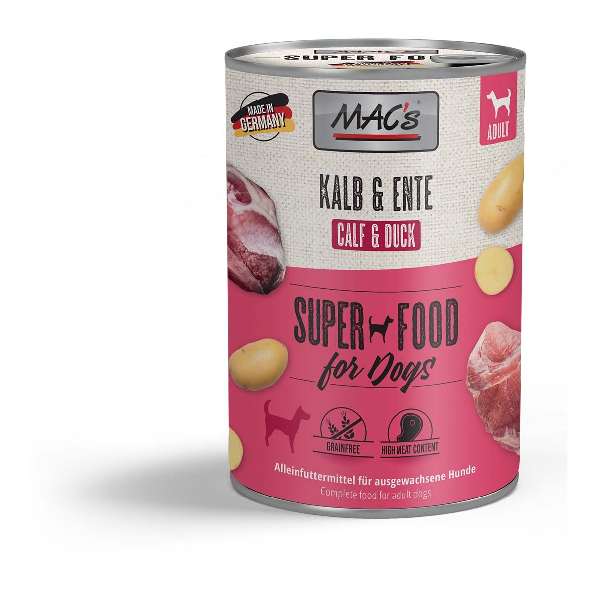 MAC's Dog Kalb und Ente 6x400g