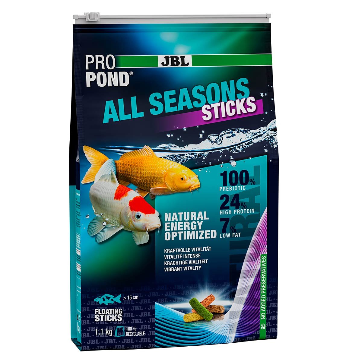JBL ProPond All Seasons Sticks Ganzjahresfutter 1,1kg