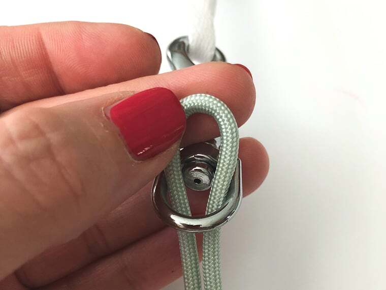 Paracord Leine: Schnur einfädeln Paracord Leine: Schnur einfädeln