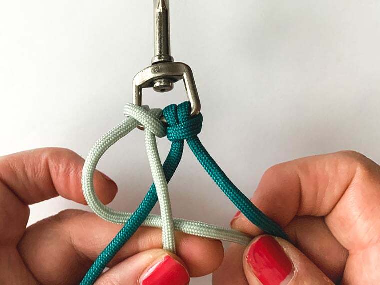 Paracord Leine flechten Paracord Leine flechten