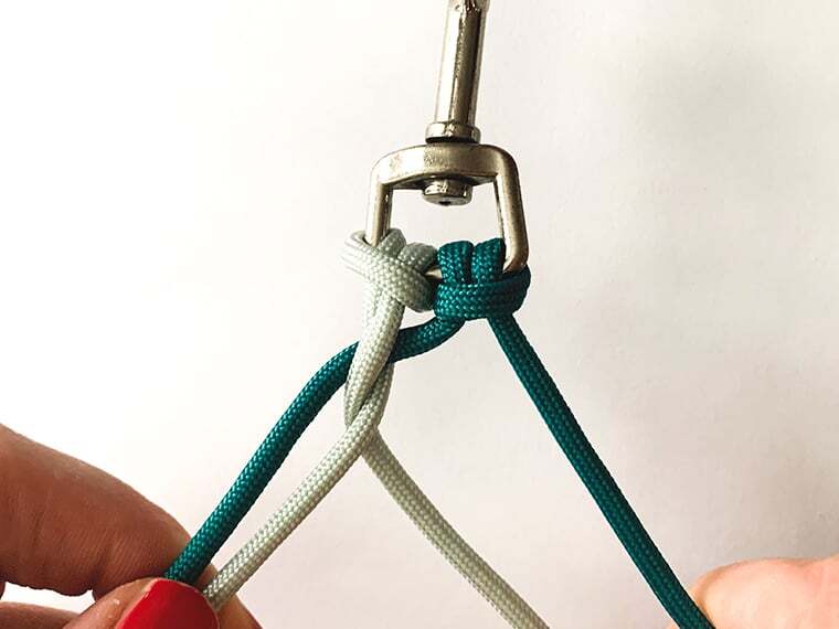 Paracord Leine flechten Paracord Leine flechten