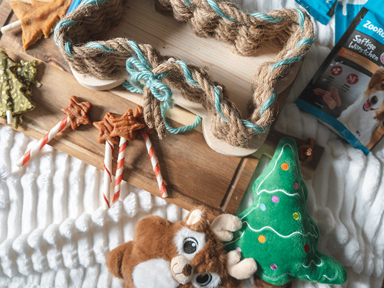 ZooRoyal Saftige Würstchen Geschenkkorb für Hunde